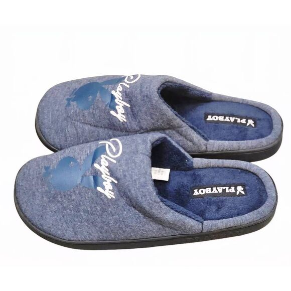 Playboy Signature Logo Bunny Memory Foam Indoor/Outdoor Slippers